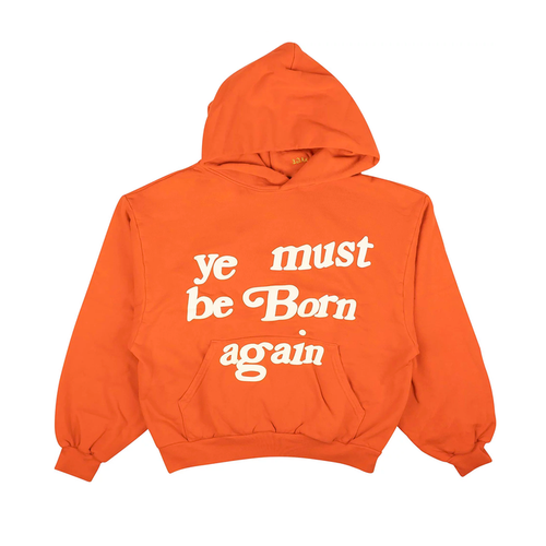CPFM YE Must Be Born Again Orange Hoodie