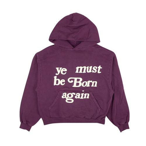 CPFM YE Must Be Born Again Purple Hoodie